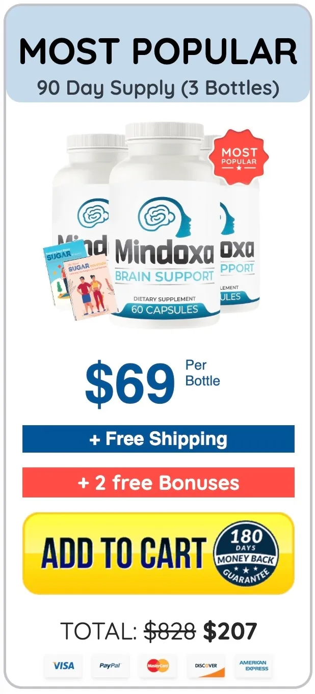 Mindoxa 3 bottles
